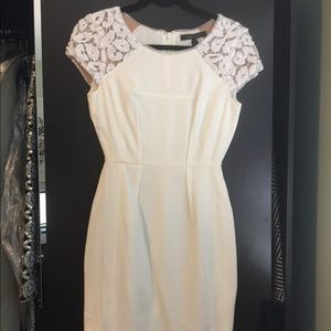 - Bcbg white sequin dress size s